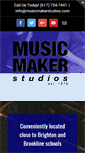 Mobile Screenshot of musicmakerstudios.com